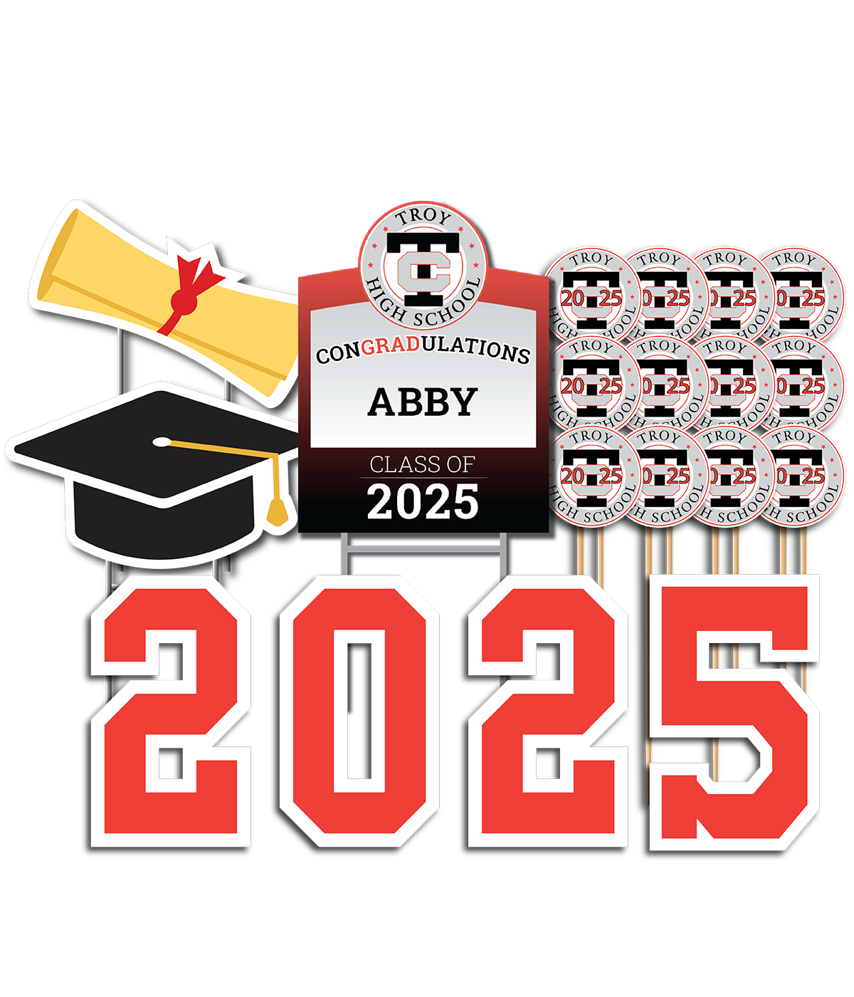 Celebration Package | Troy High School Yard Sign Fundraiser