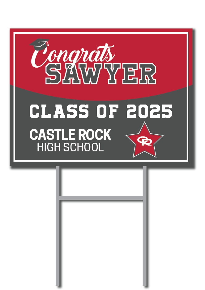 Custom Name Signs | Castle Rock Fundraiser