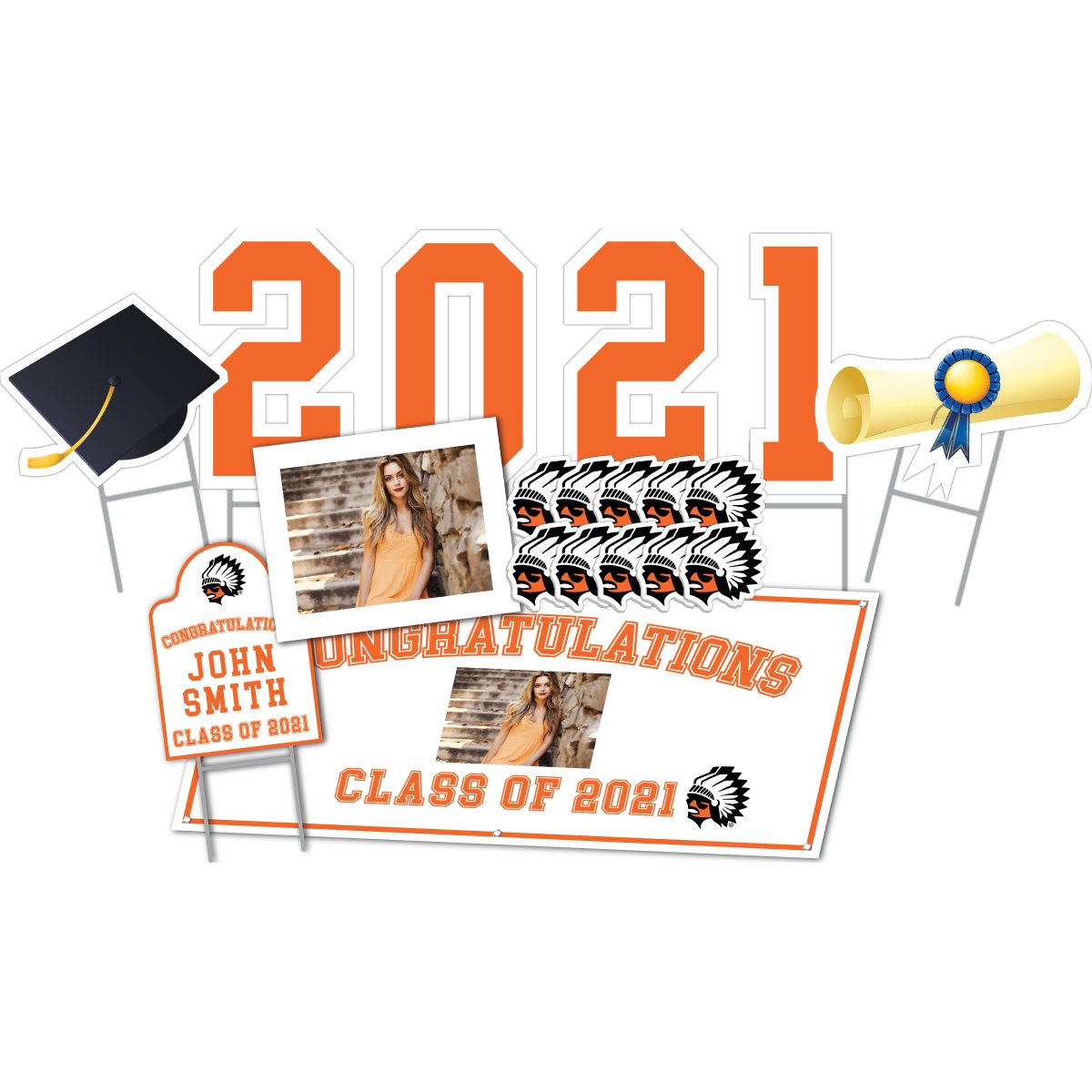 Custom Paper Banner, Cheap Paper Banners, Great for 2021 Grads