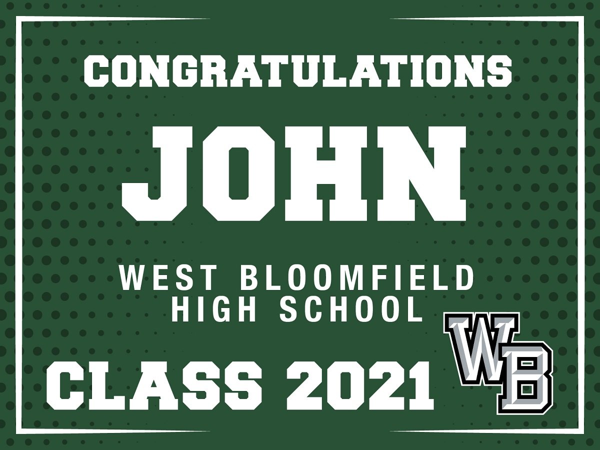 Graduation Fundraiser Yard Sign Signs Unleashed