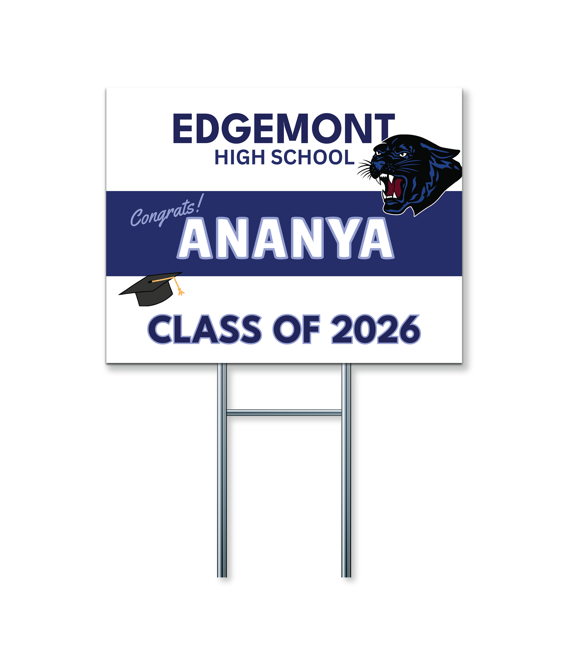 Custom Name Signs | Edgemont High School Graduation Fundraiser