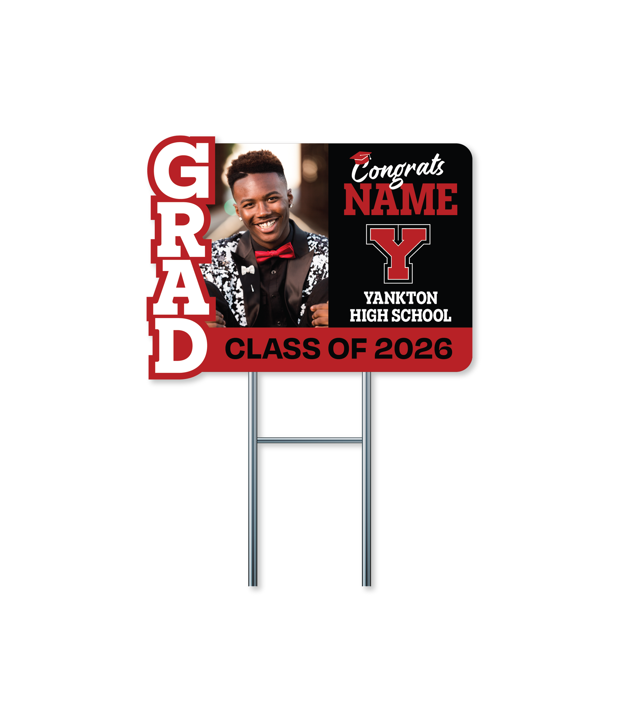 Custom Name Signs | Yankton High School Graduation Fundraiser