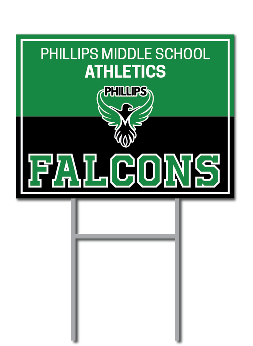 Athletics Support Signs | Phillips Middle School