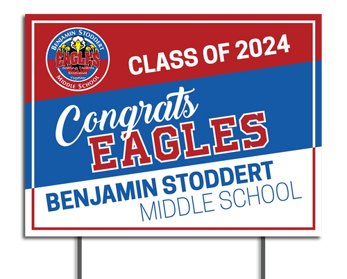 Graduation Support Signs | Benjamin Stoddert Middle School