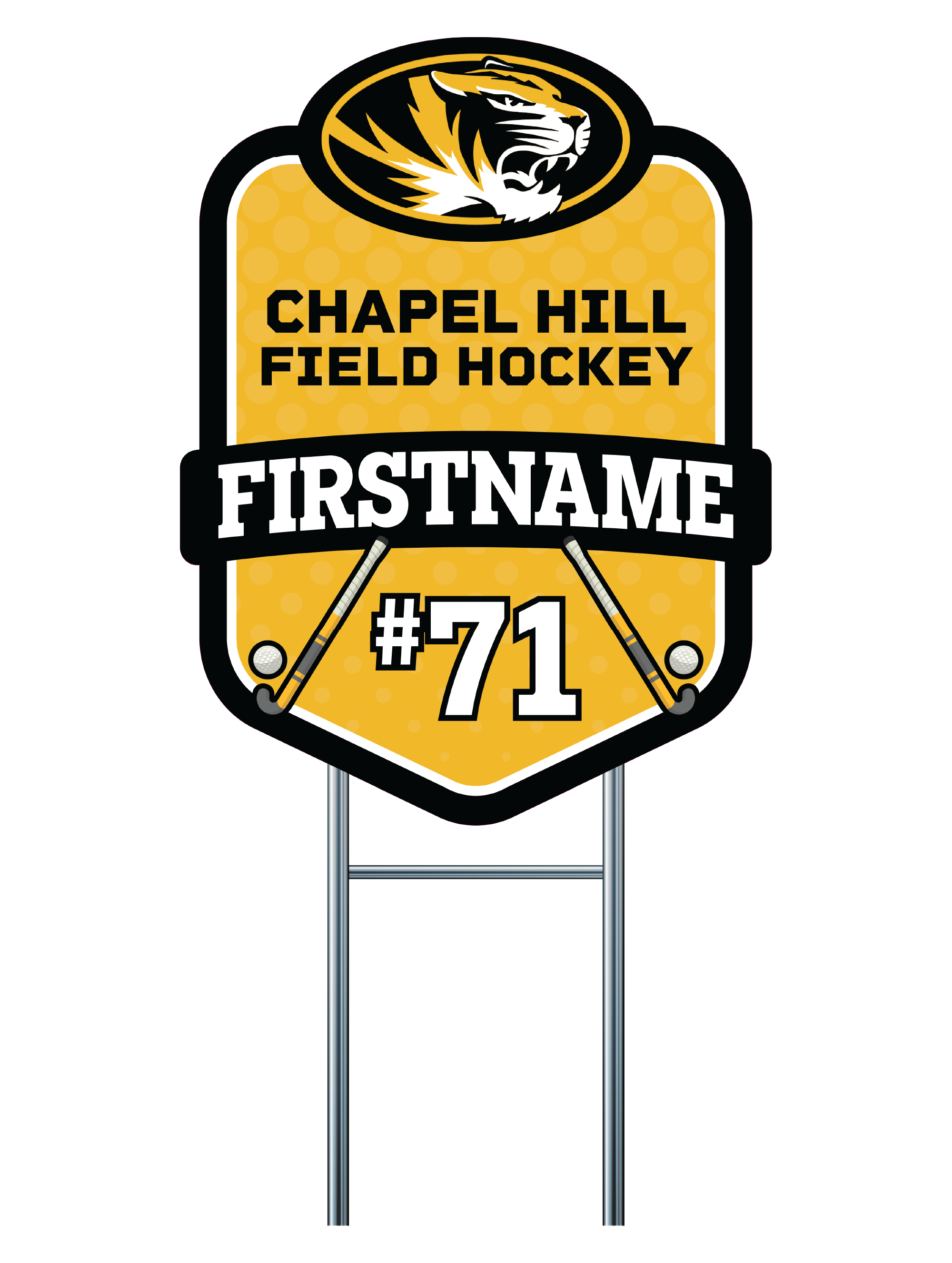 Custom Yard Signs | Chapel Hill Tigers