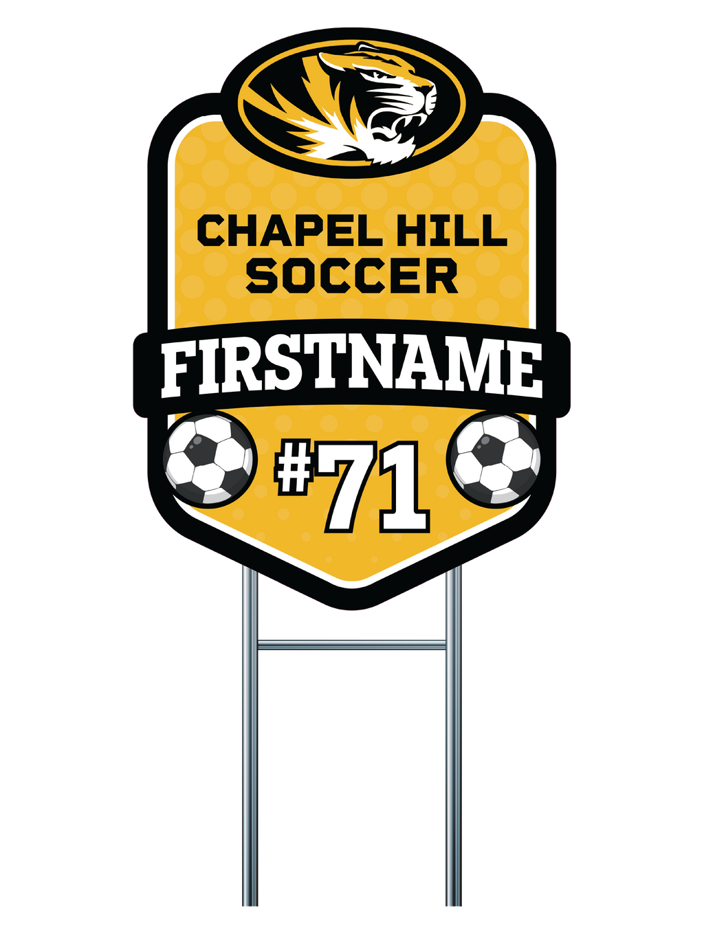Custom Yard Signs | Chapel Hill Tigers