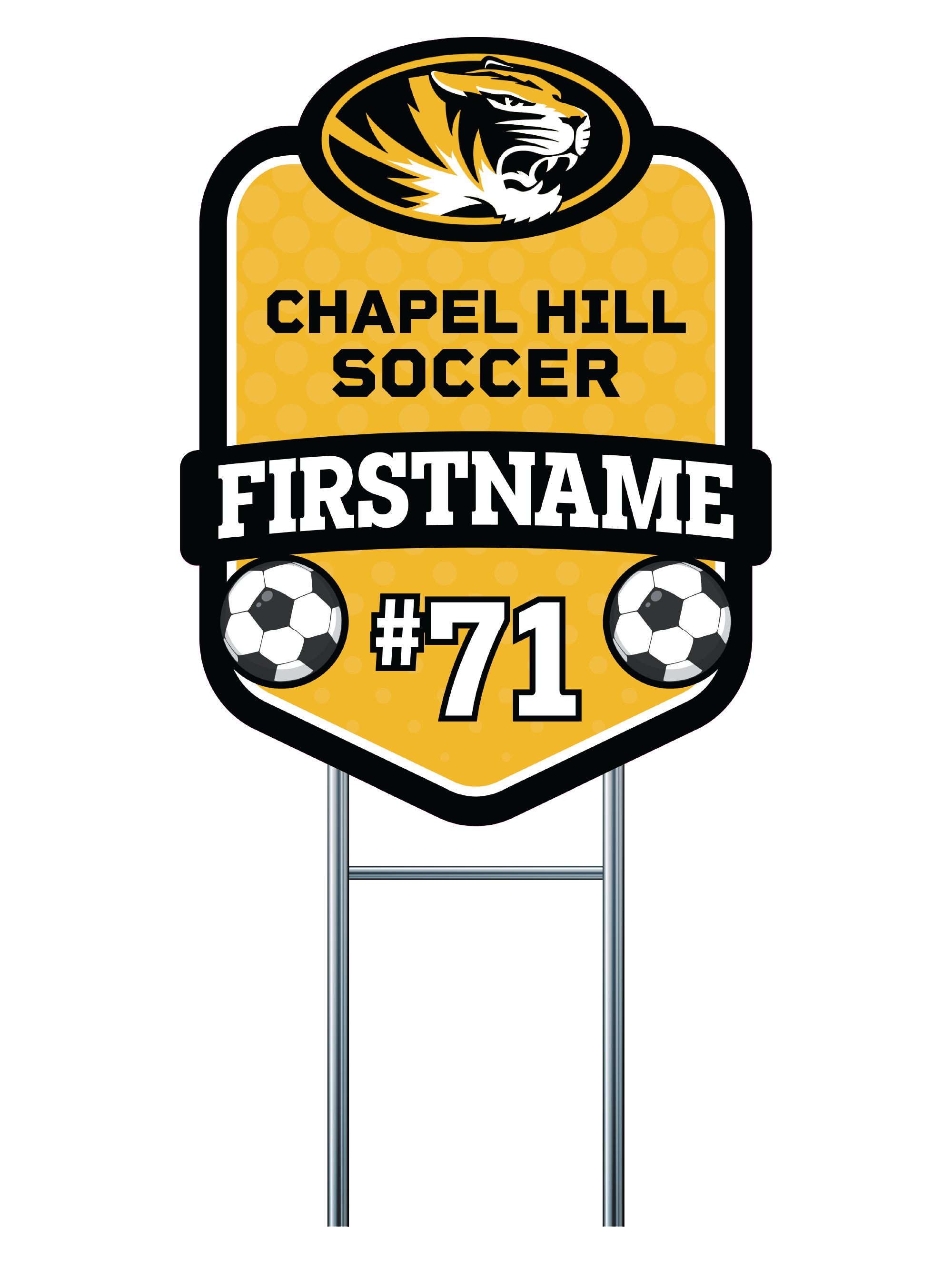 Custom Yard Signs | Chapel Hill Tigers