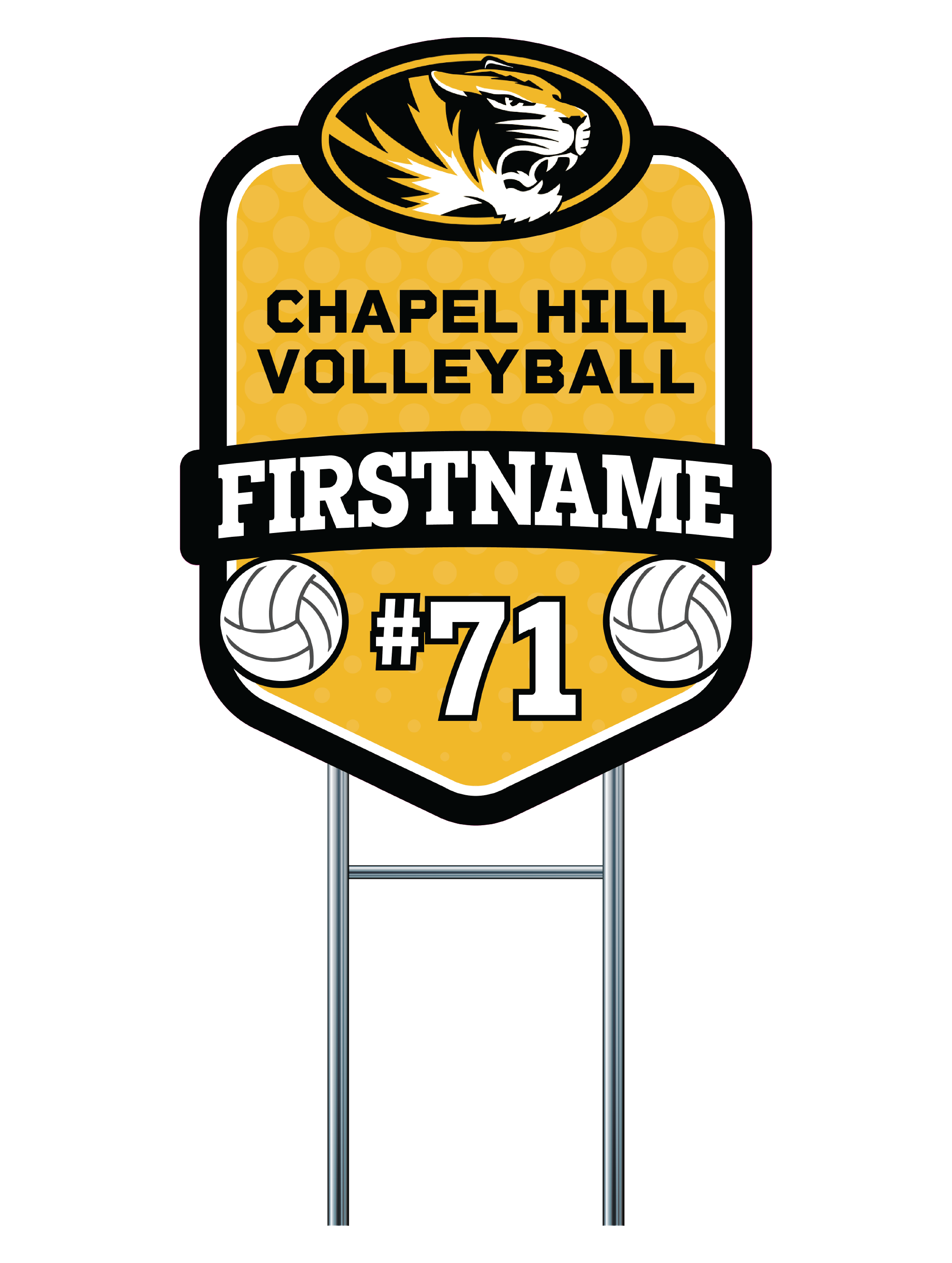 Custom Yard Signs | Chapel Hill Tigers