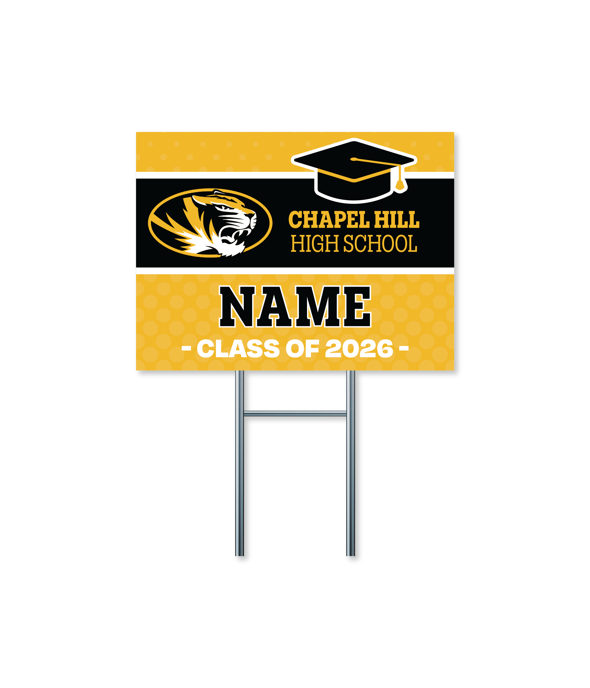 Custom Name Signs | Chapel Hill High School Graduation Fundraiser