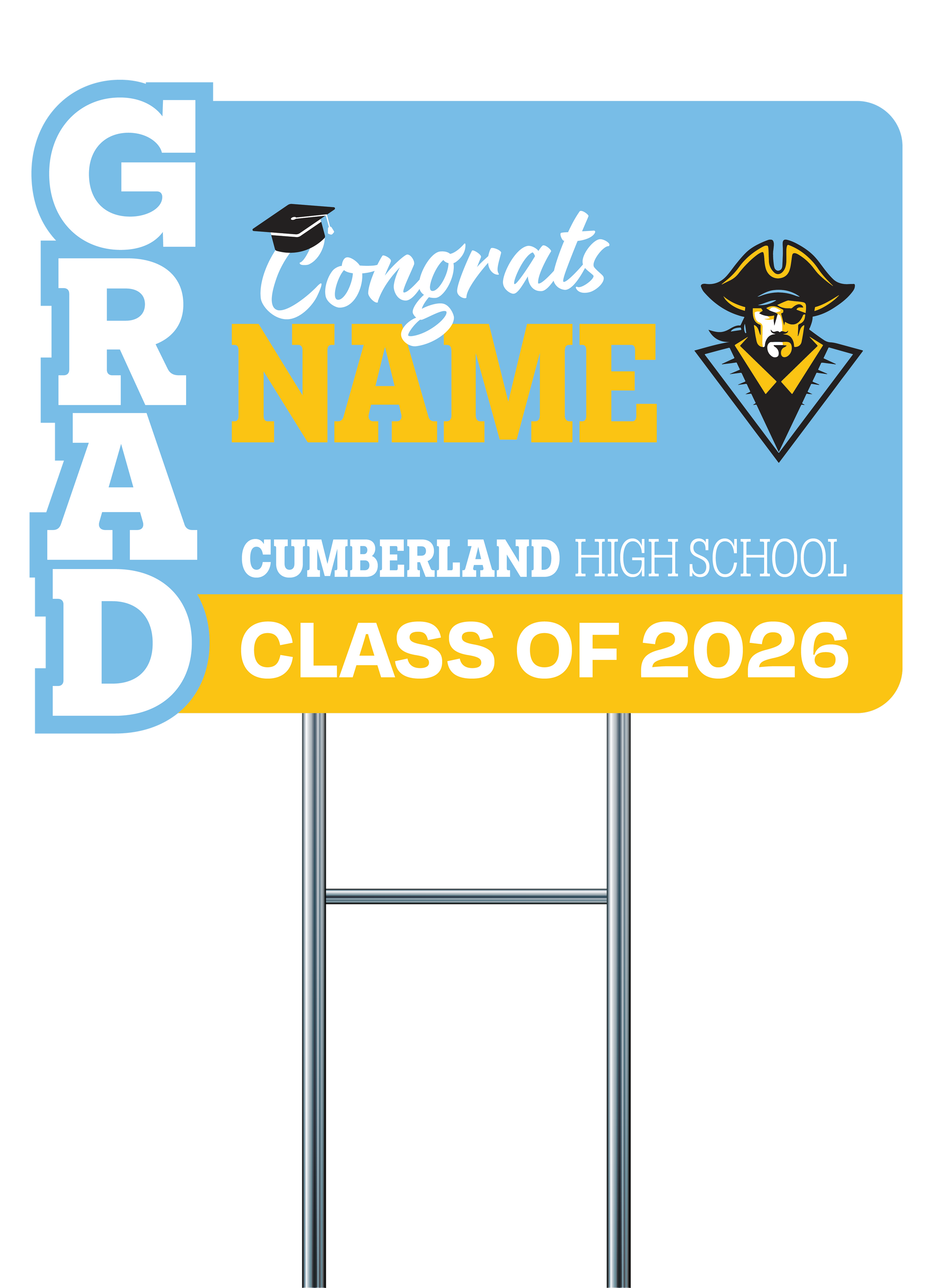 Custom Name Signs | Cumberland High School Fundraiser