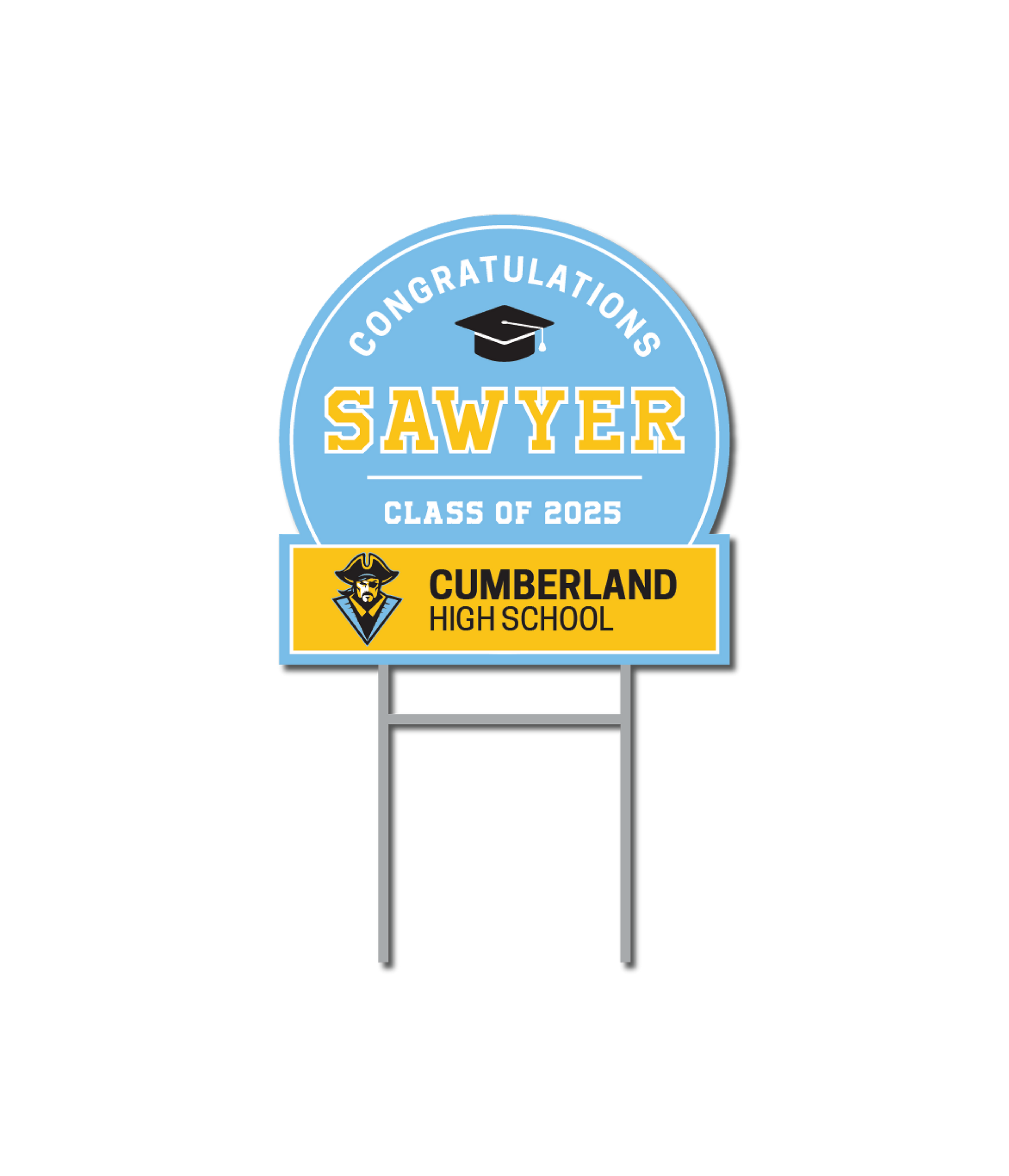 Custom Name Signs | Cumberland High School Fundraiser