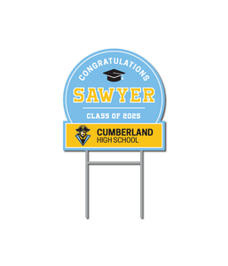 Custom Name Signs | Cumberland High School Fundraiser