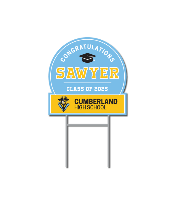 Custom Name Signs | Cumberland High School Fundraiser