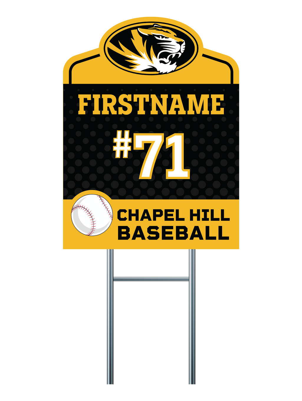Custom Yard Signs | Chapel Hill Tigers