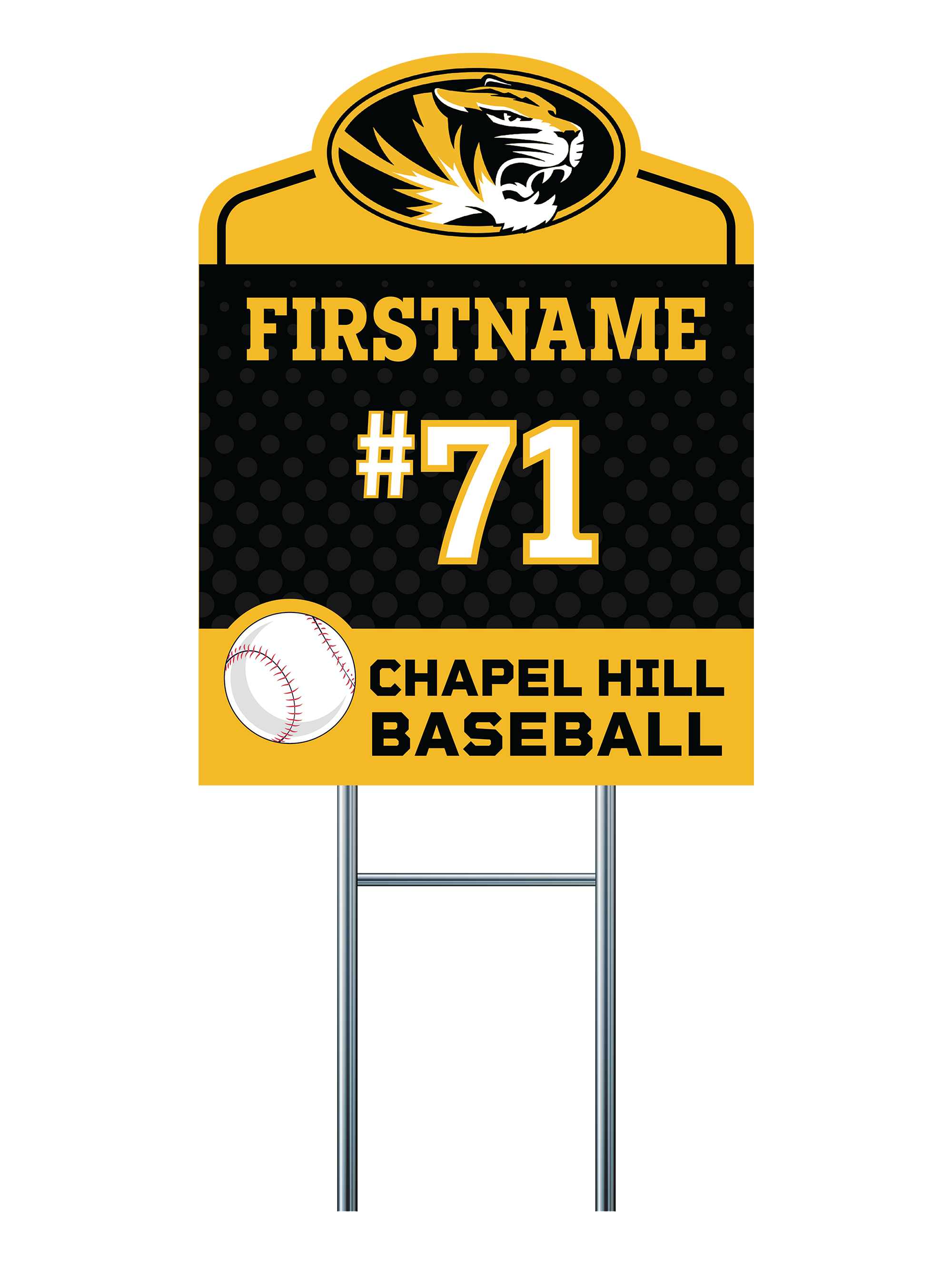 Custom Yard Signs | Chapel Hill Tigers