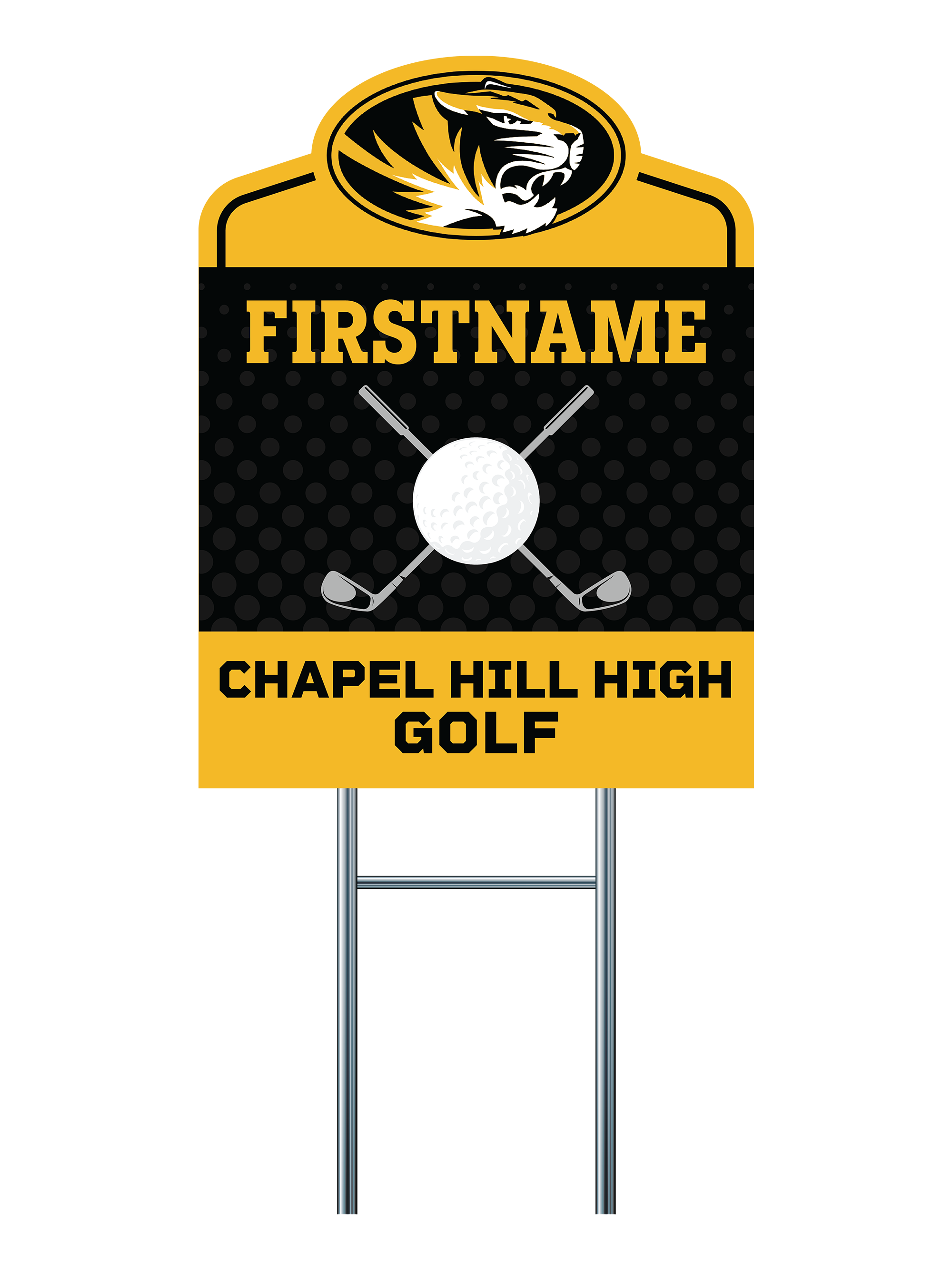 Custom Yard Signs | Chapel Hill Tigers
