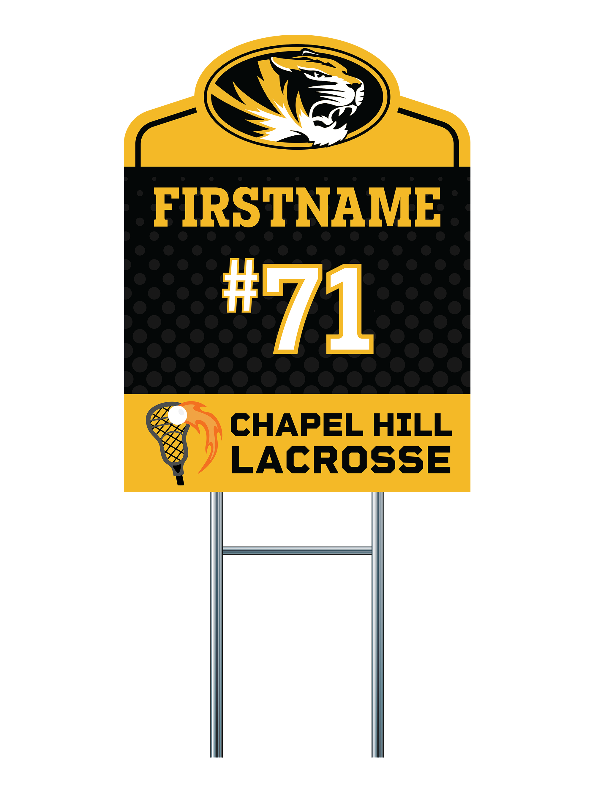 Custom Yard Signs | Chapel Hill Tigers