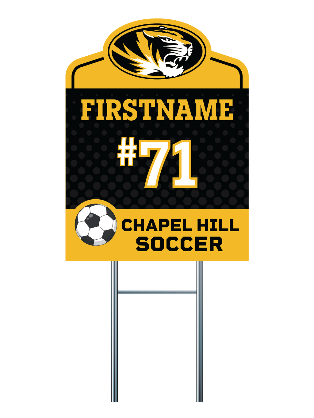 Custom Yard Signs | Chapel Hill Tigers