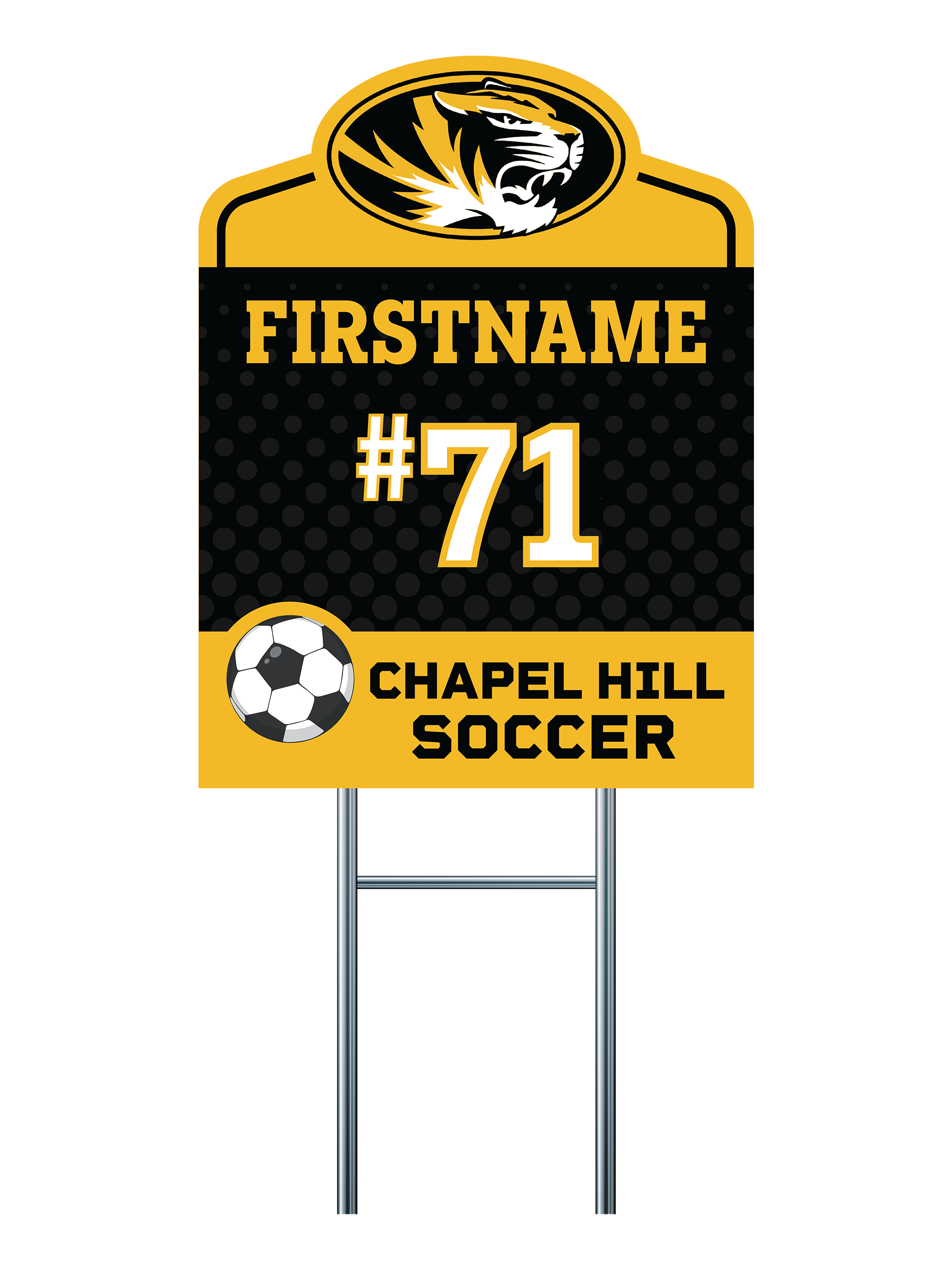 Custom Yard Signs | Chapel Hill Tigers