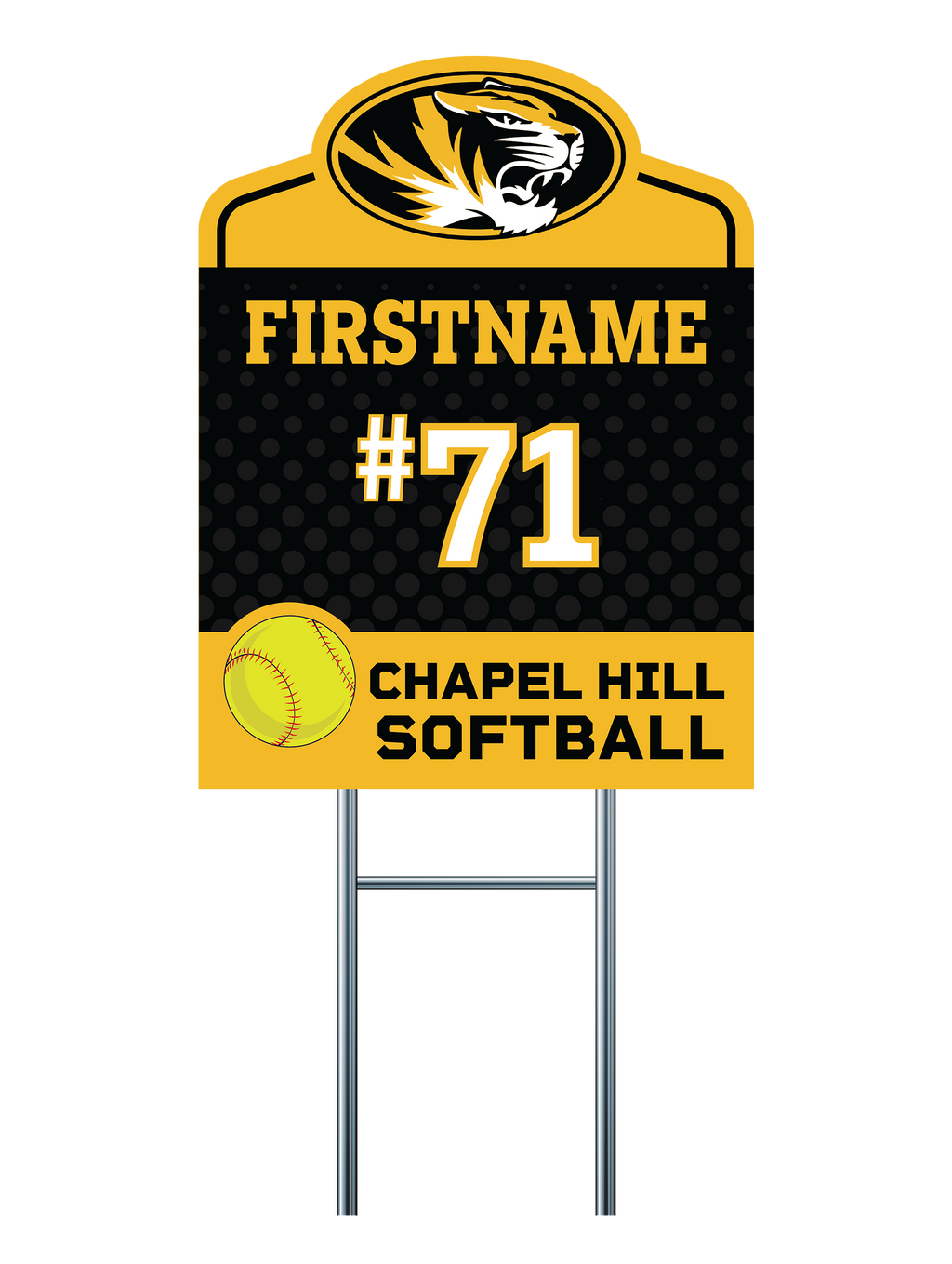 Custom Yard Signs | Chapel Hill Tigers
