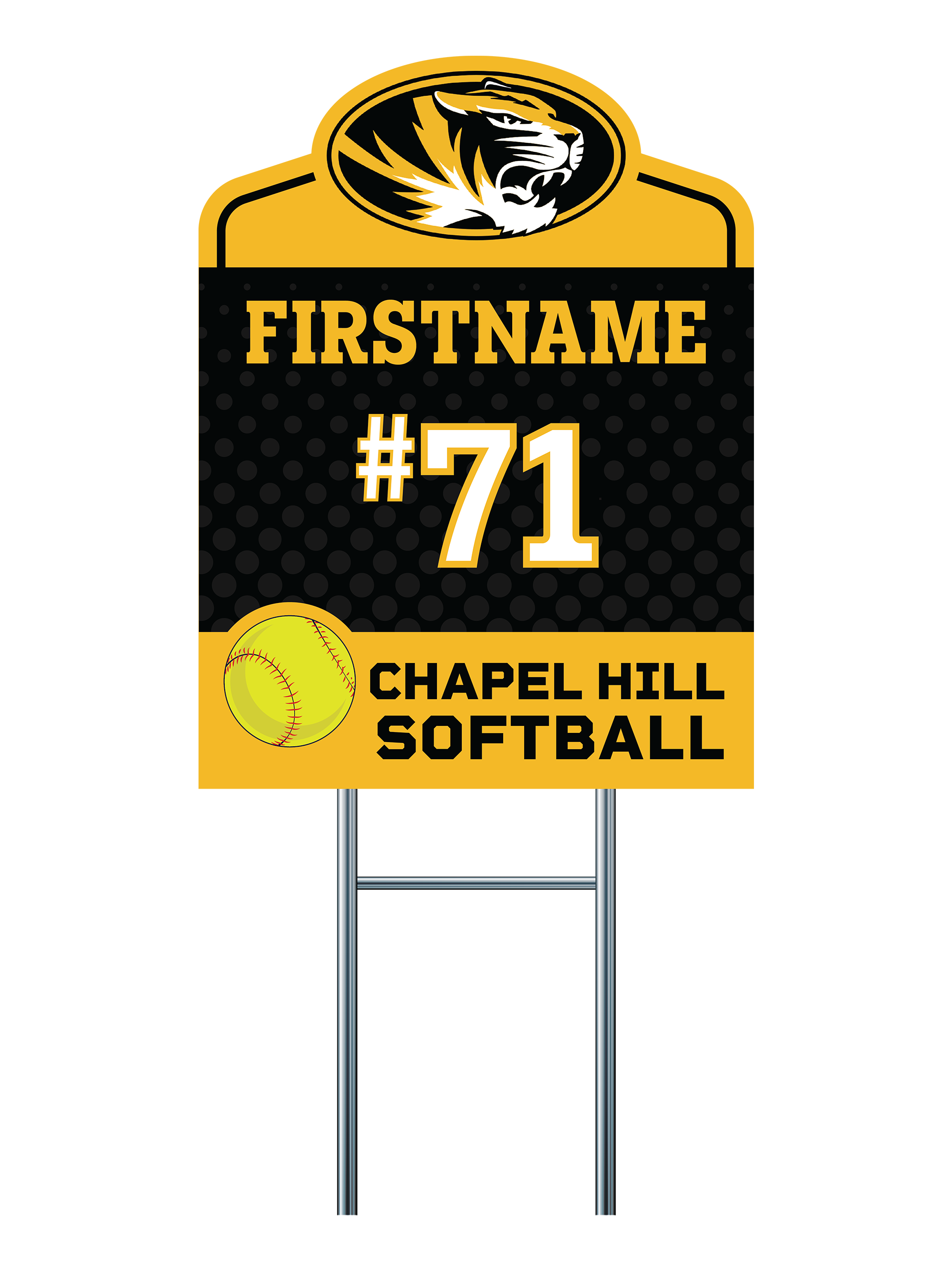 Custom Yard Signs | Chapel Hill Tigers