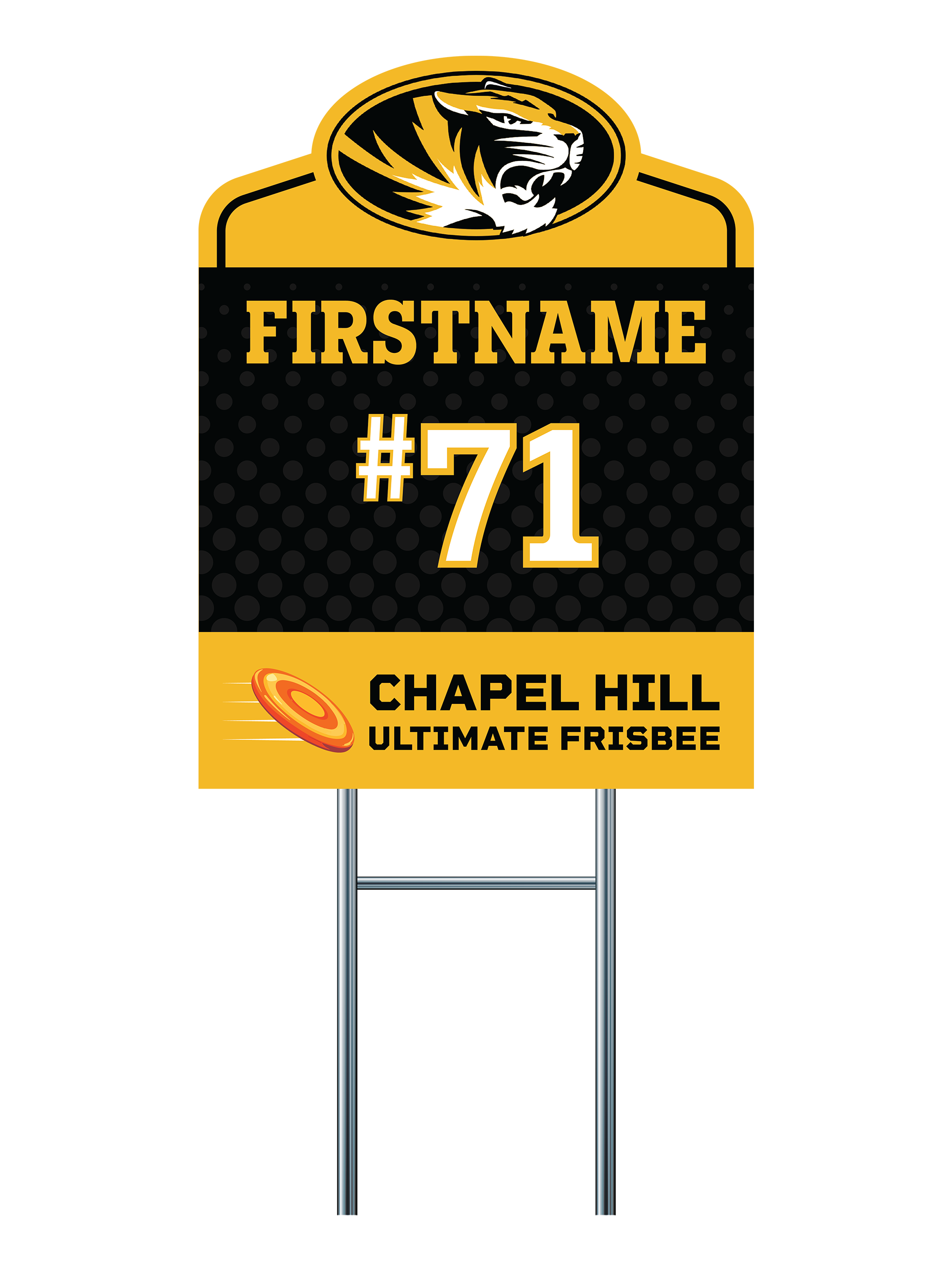 Custom Yard Signs | Chapel Hill Tigers