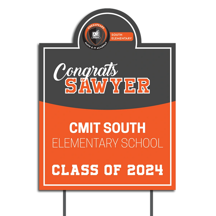 Custom Graduation Signs | CMIT South Elementary