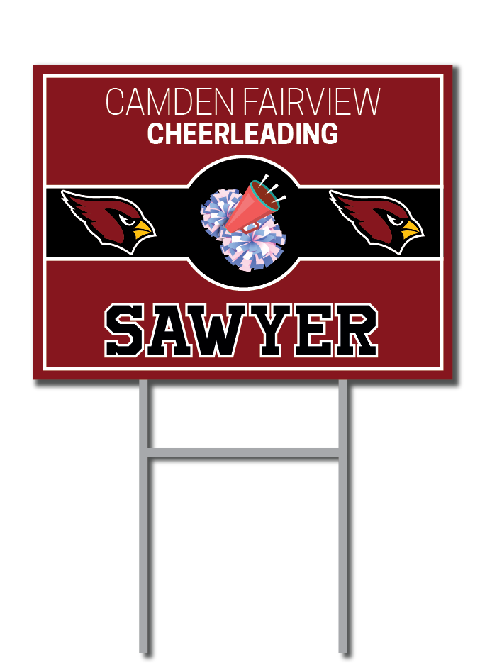 Custom Yard Signs | Camden Fairview Cardinals