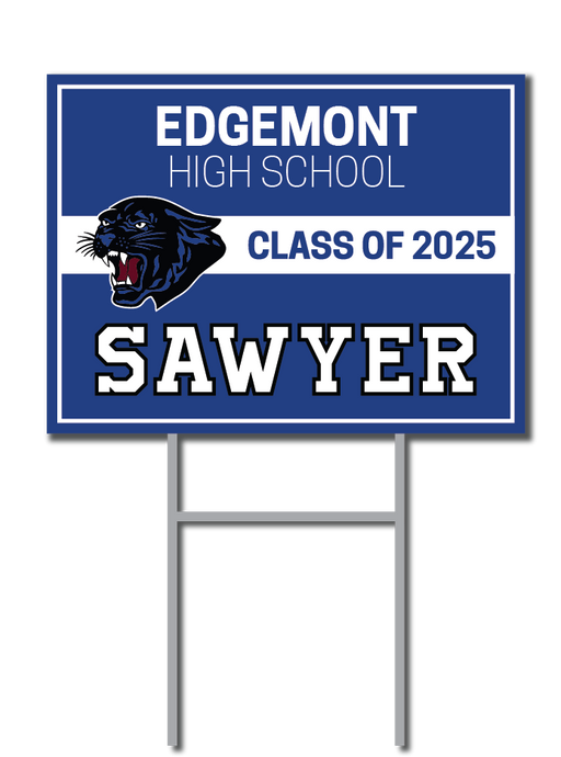 Custom Name Signs | Edgemont High School Graduation Fundraiser