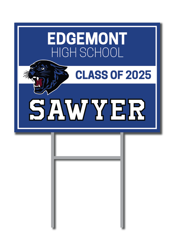 Custom Name Signs | Edgemont High School Graduation Fundraiser