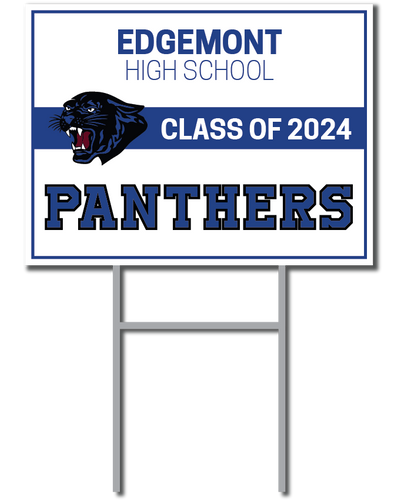 Panthers Support Signs | Edgemont High School Graduation Fundraiser