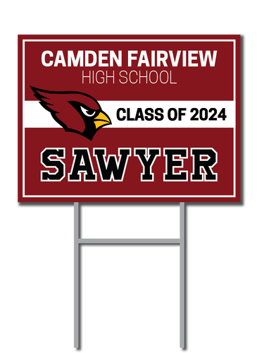 Cardinals Support Signs | Camden Fairview Cardinals