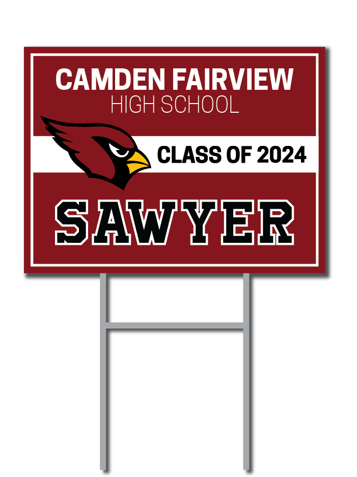 Cardinals Support Signs | Camden Fairview Cardinals