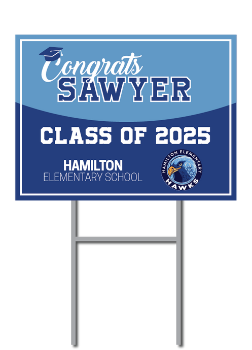 Custom Name Signs | Hamilton Elementary School Fundraiser