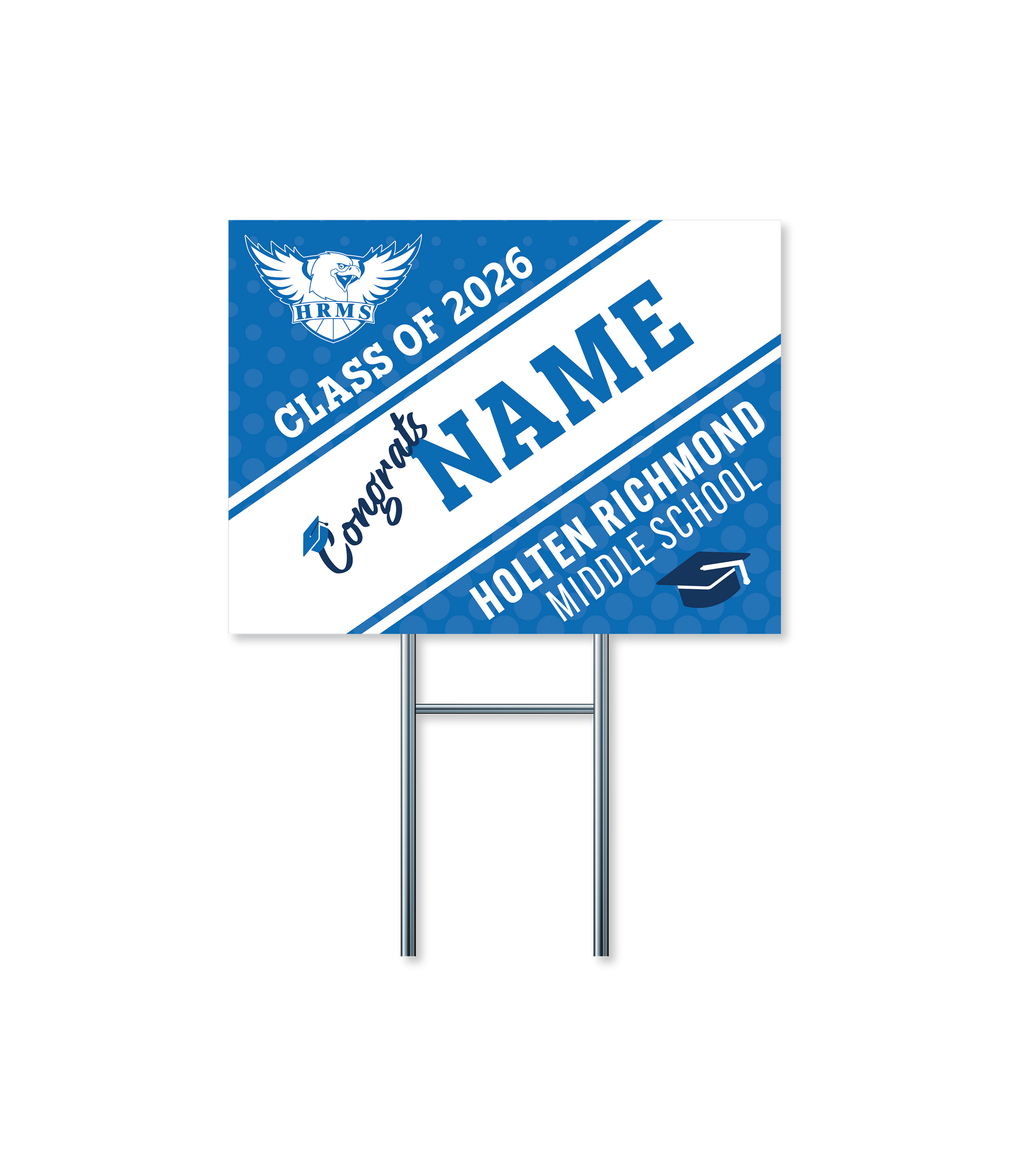 Custom Graduation Signs | Holten Richmond Middle School Fundraiser