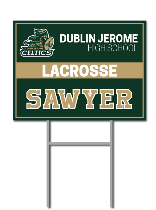 Lacrosse Signs | Dublin Jerome Celtics