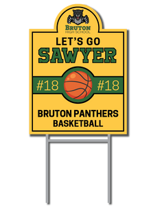 Custom Basketball Signs | Bruton Panthers