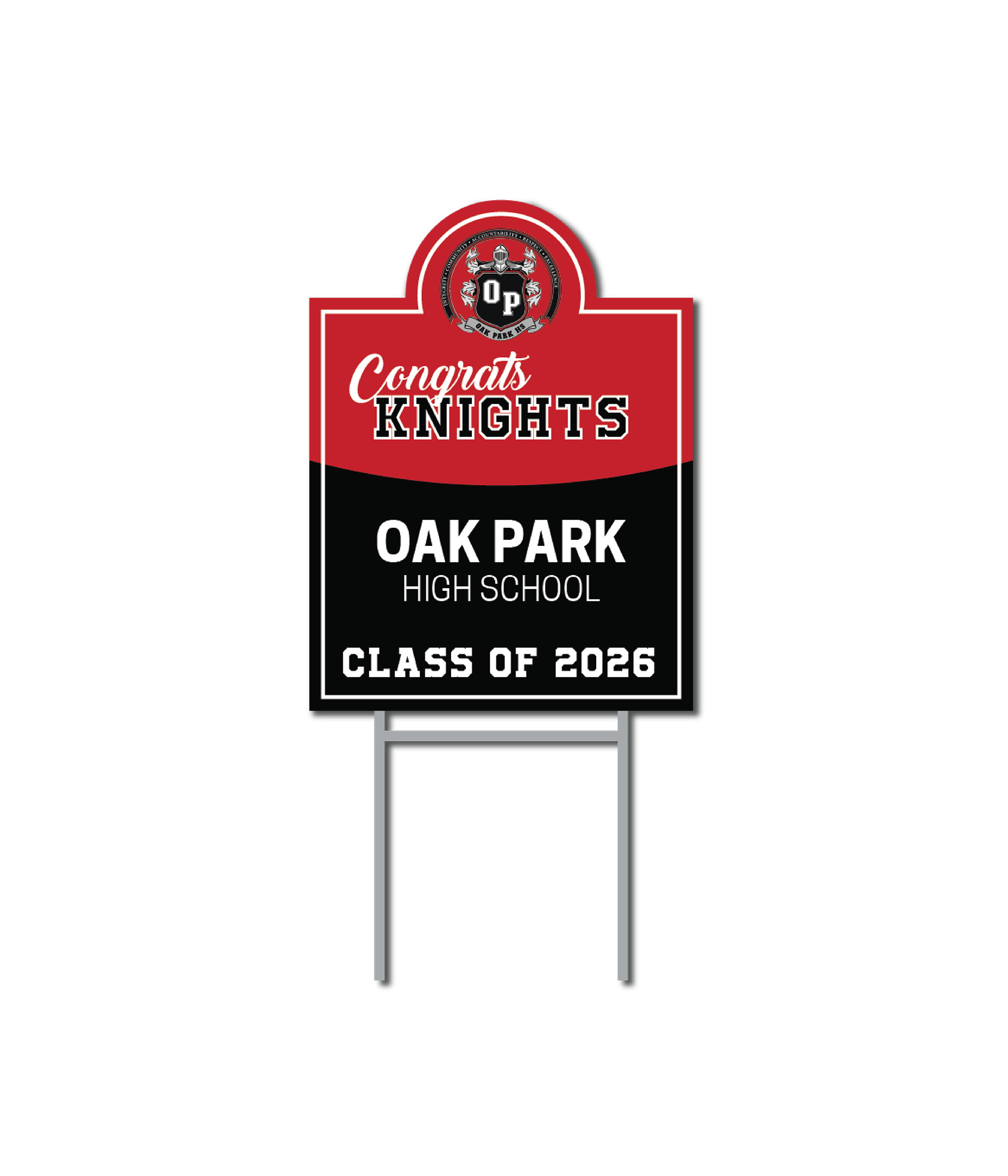 Graduation Support Signs | Oak Park High School Graduation Fundraiser