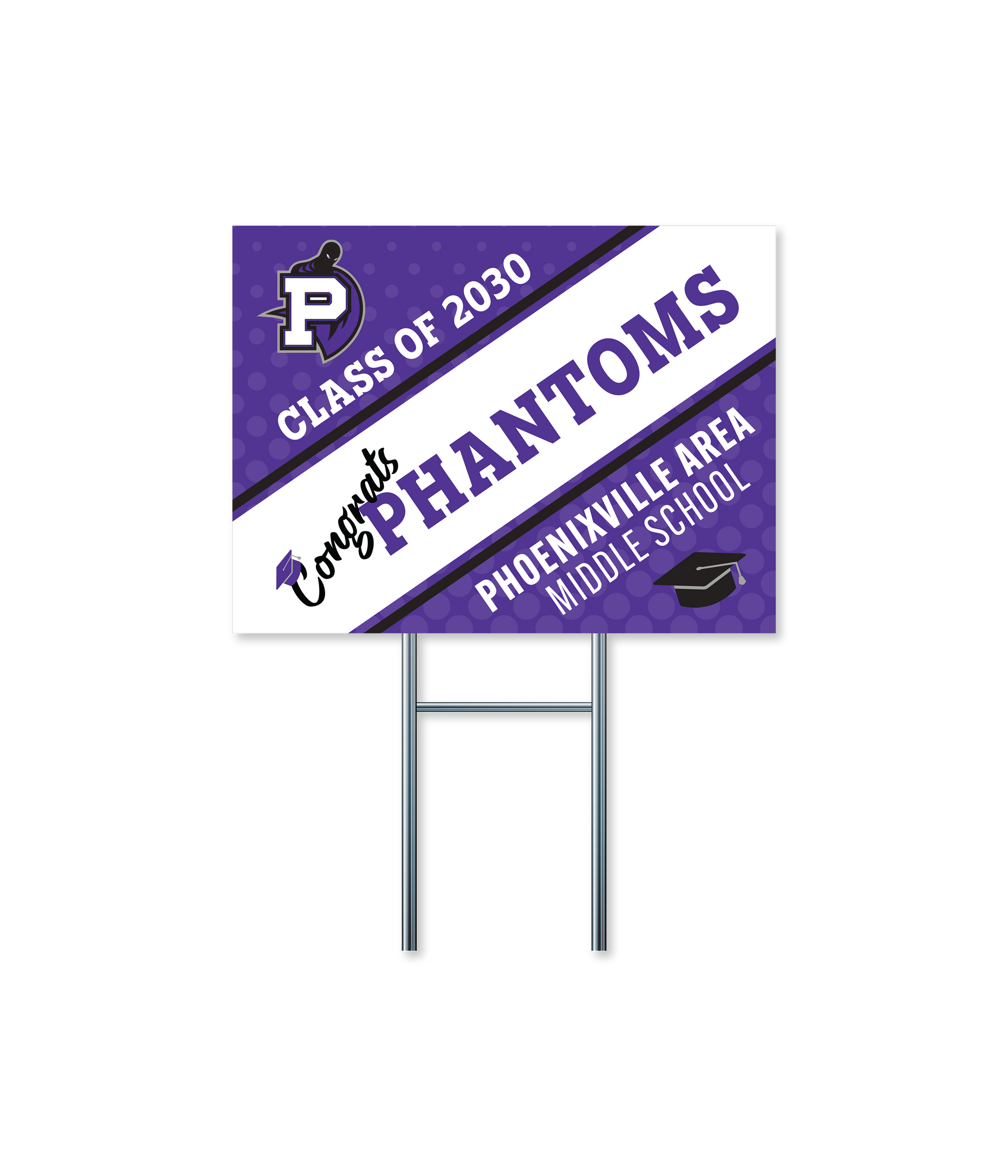 Graduation Support Signs | Phoenixville Area Middle School
