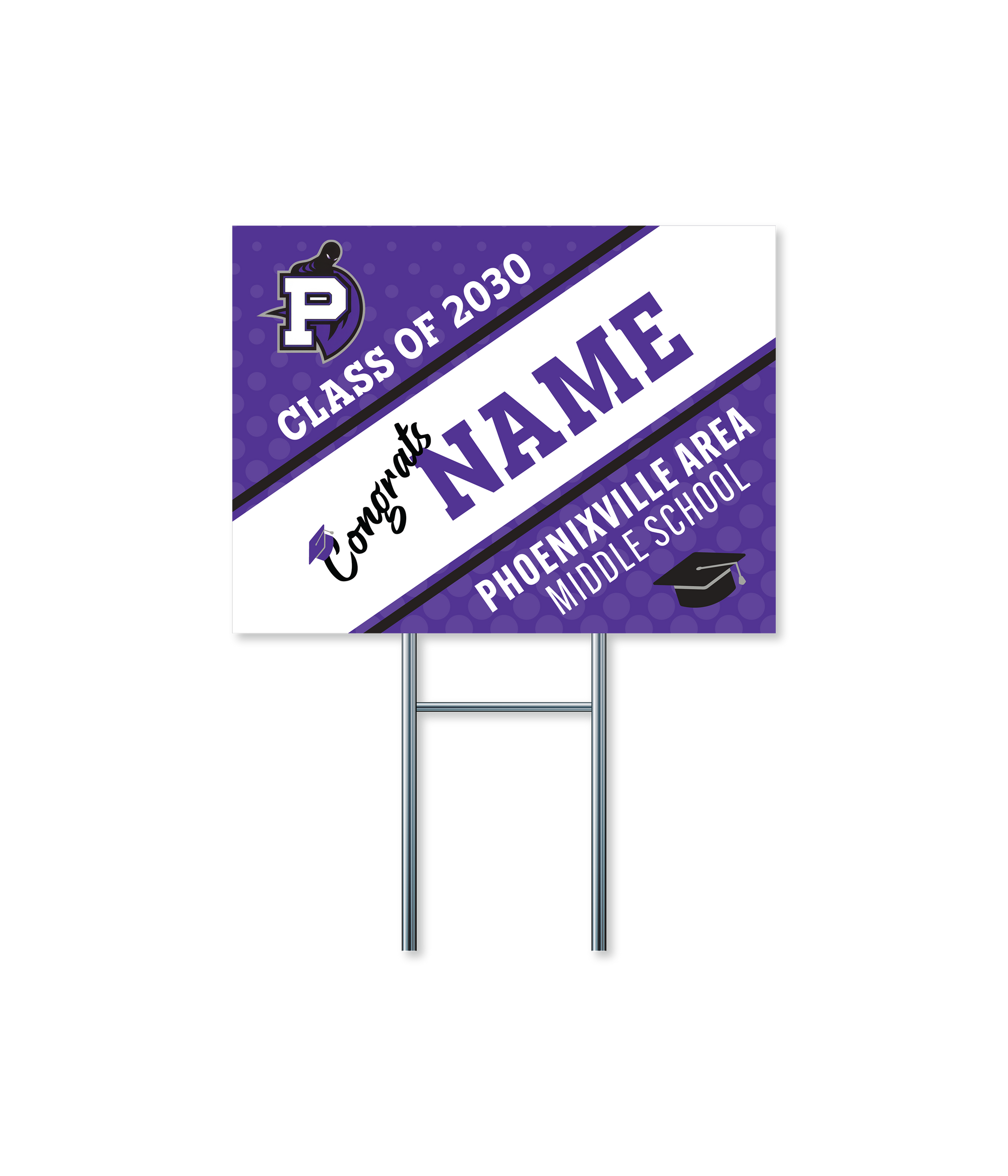 Custom Name Signs | Phoenixville Area Middle School