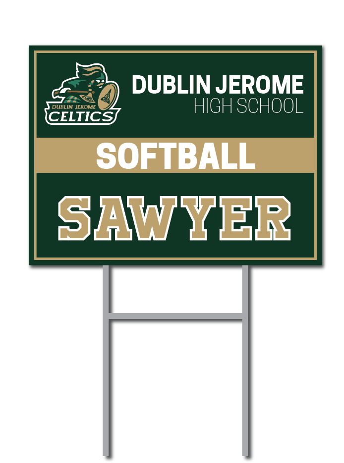 Softball Signs | Dublin Jerome Celtics