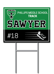 Custom Track Signs | Phillips Middle School