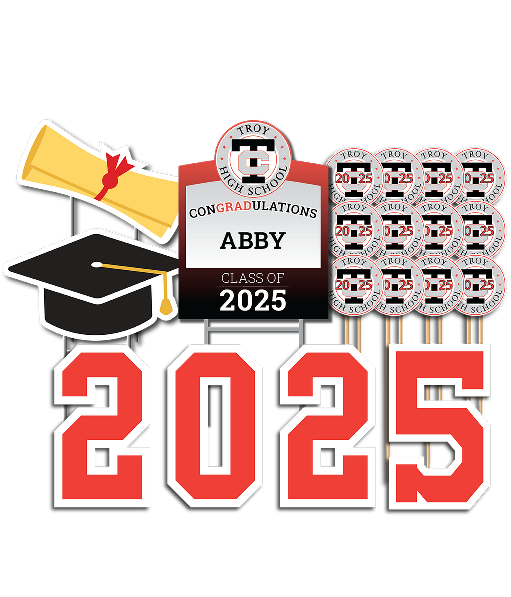 Celebration Package | Troy High School Yard Sign Fundraiser