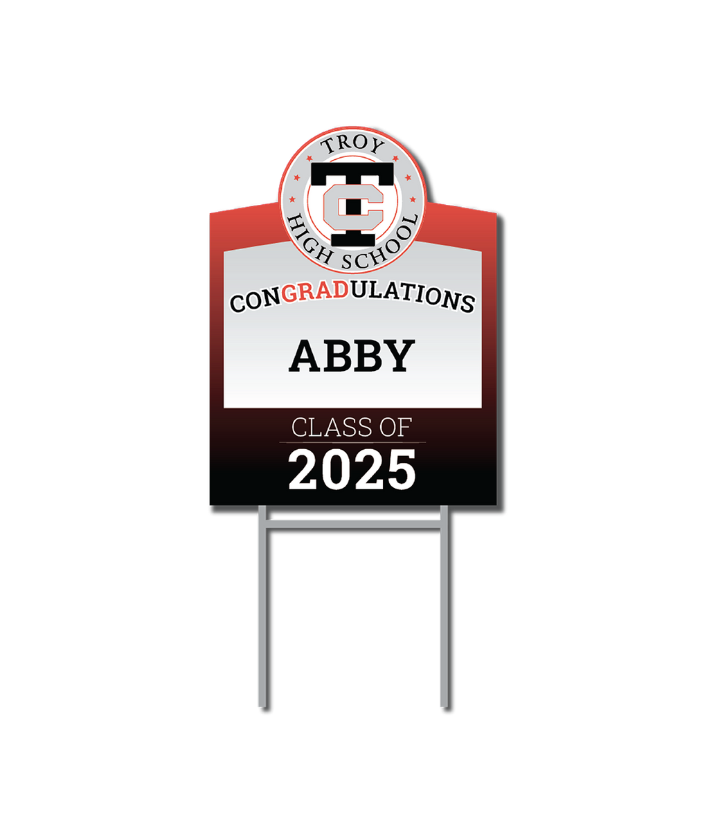 Celebration Package | Troy High School Yard Sign Fundraiser