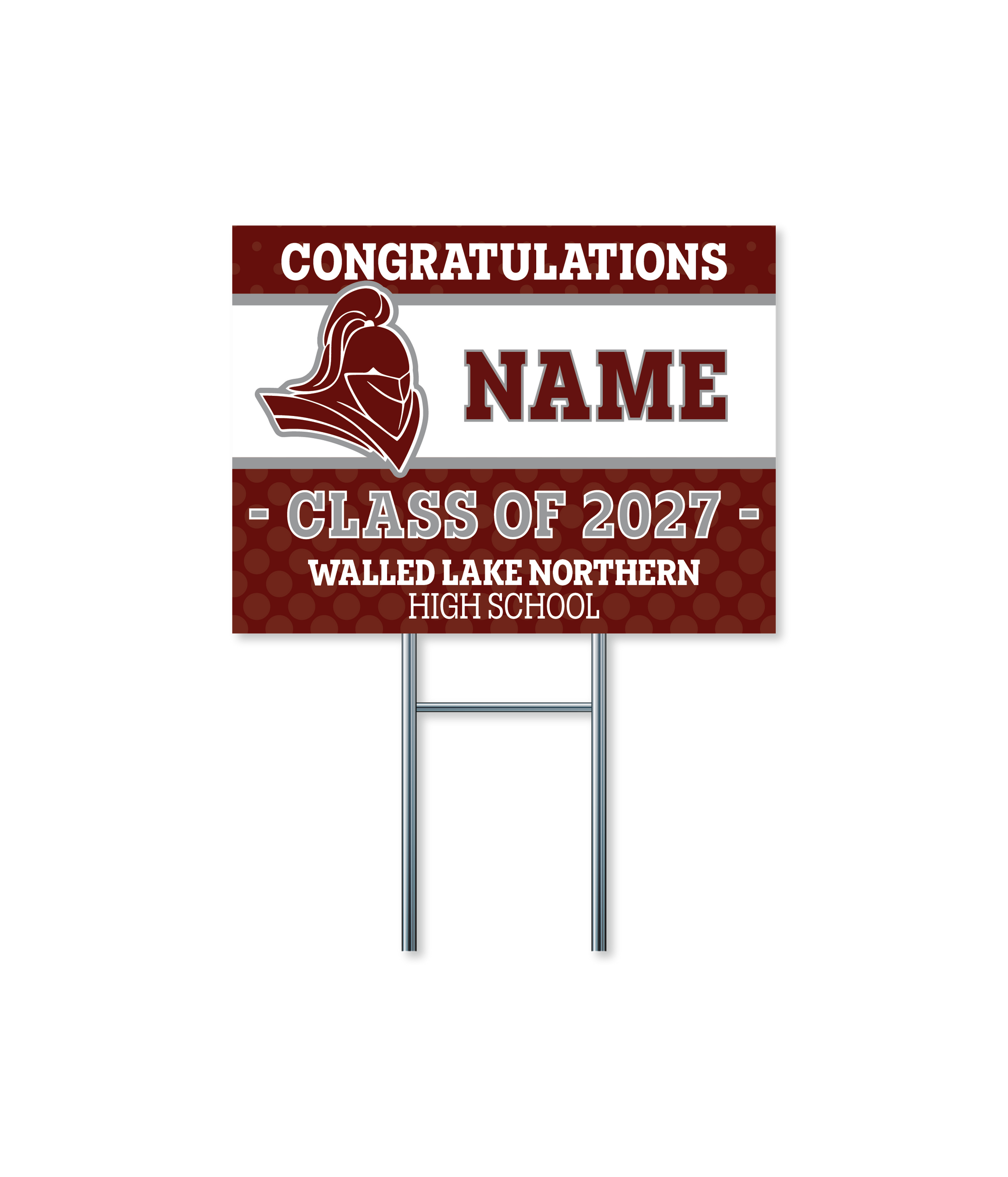 Custom Name Signs | WLN High School Fundraiser