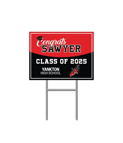 Custom Name Signs | Yankton High School Graduation Fundraiser