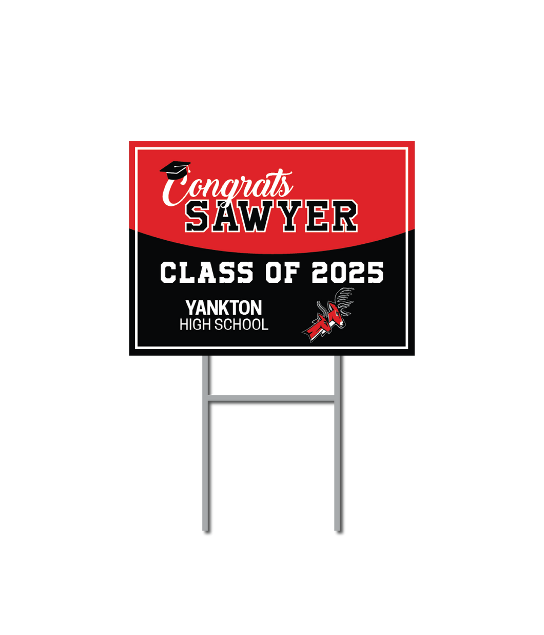 Custom Name Signs | Yankton High School Graduation Fundraiser