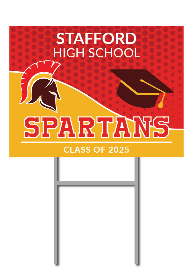 Graduation Support Signs | Stafford High School Graduation Fundraiser ...