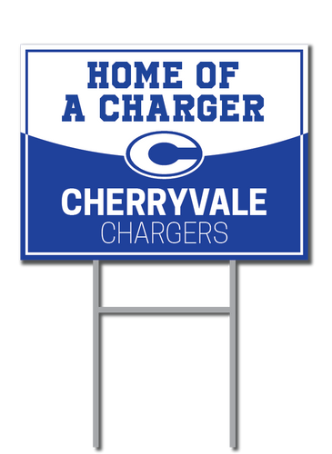 Home of a Charger Signs | Cherryvale Chargers Fundraiser