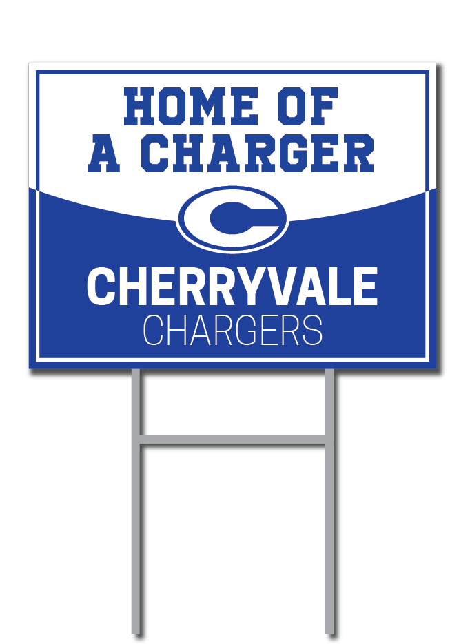 Home of a Charger Signs | Cherryvale Chargers Fundraiser